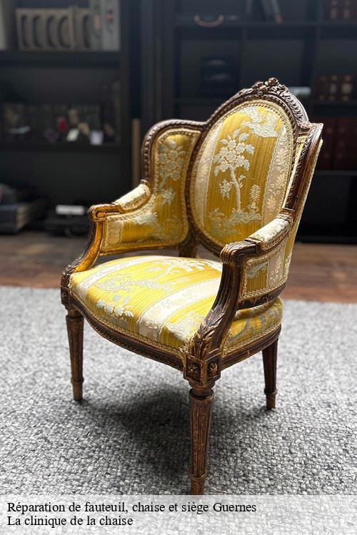 Réparation de fauteuil, chaise et siège guernes-78520 La clinique de la chaise