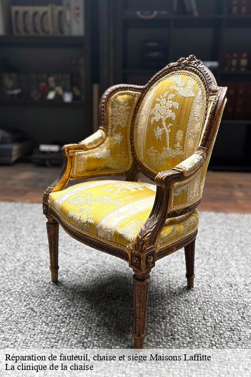 Réparation de fauteuil, chaise et siège maisons-laffitte-78600 La clinique de la chaise
